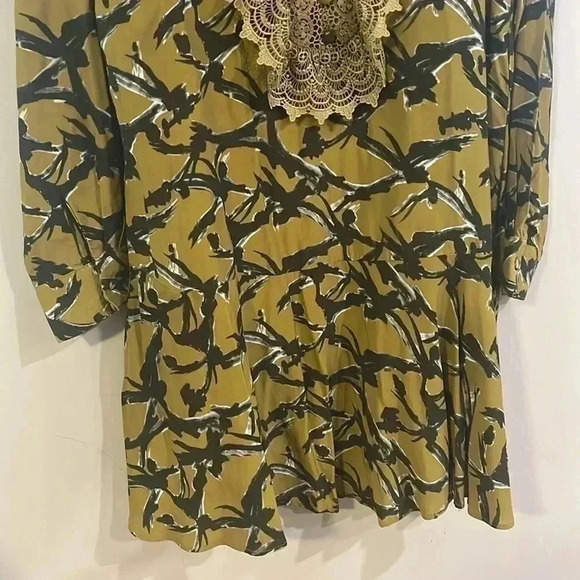 ❤️Host Picks❤️[XL] adL Patterned Mini  Dress with Lace Detail on the Front NWOT - Picture 7 of 10